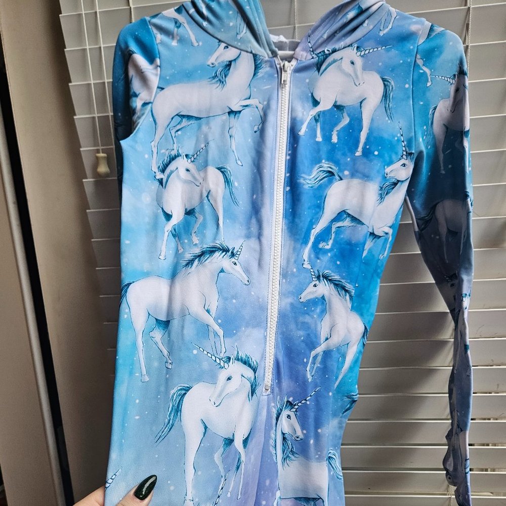 Blackmilk Unicorn Fleece-Lined Jumpsuit